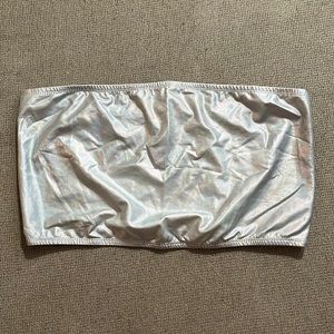 Wild Fable Metallic Silver Bandeau